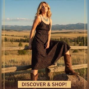 Elegant Black and Red Floral Women's Dress